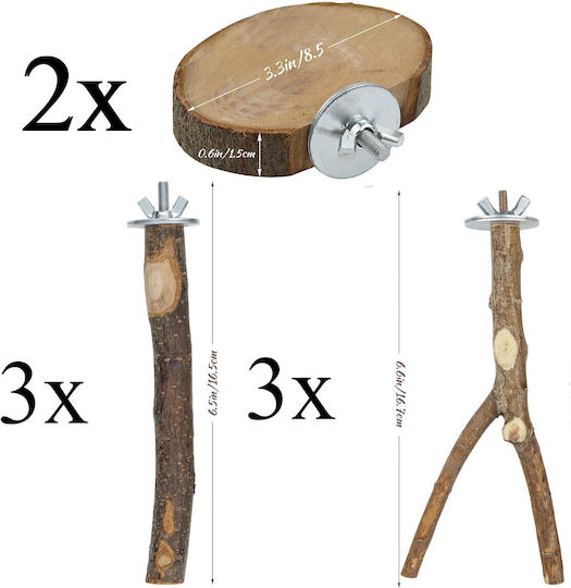 Wooden Bird Cage Game Branch