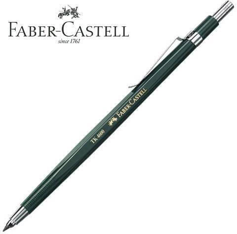 Faber-Castell TK 4600 Μηχανικό Μολύβι Σχεδίου Μεταλλικό 2.0mm με Ξύστρα 1τμχ Πράσινο