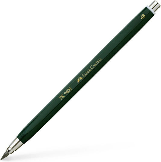 Faber-Castell TK 4600 Μηχανικό Μολύβι Σχεδίου Μεταλλικό 2.0mm με Ξύστρα 1τμχ Πράσινο