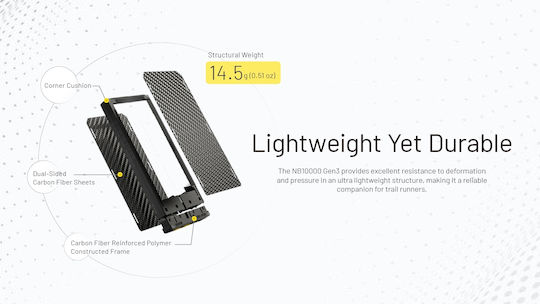 NiteCore NB10000 Gen3 Power Bank 10000mAh με 2 Θύρες USB-C Quick Charge Μαύρο