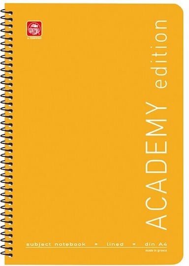 Typotrust Spiral Notebook Ruled A4 5 Subjects Academy Green