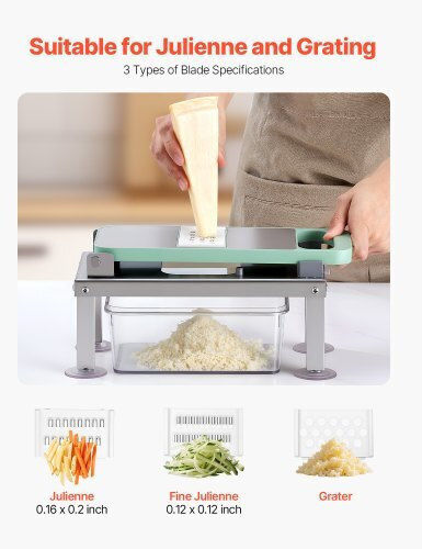 Vevor Stainless Steel Vegetable Chopper 9pcs