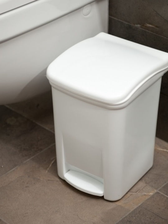 Viomes Nο455 Kunststoff Badezimmer Mülleimer 7Es Beige