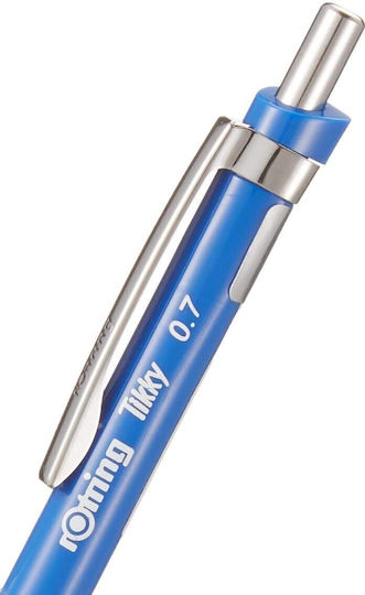 Rotring Tikky Mechanischer Bleistift zum Zeichnen Kunststoff 0.7mm mit Radiergummi 1Stück Blau