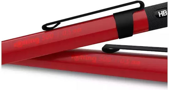 Rotring 500 Μηχανικό Μολύβι Σχεδίου Πλαστικό 0.5mm 1τμχ Κόκκινο