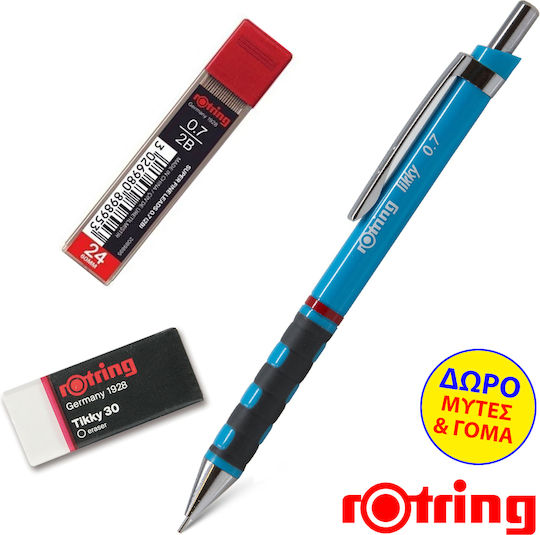 Rotring Tikky Mechanical Pencil for Drawing Plastic 1pcs Light Blue