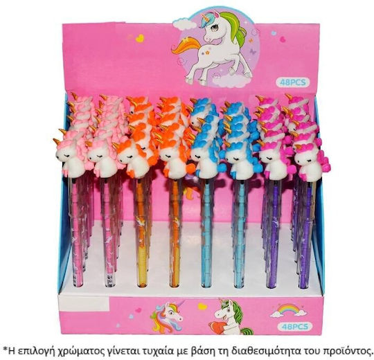 Metron Kinder Druckbleistift mit abnehmbaren Minen Einhorn Zufällige Farbauswahl