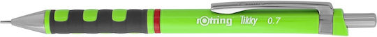 Rotring Tikky Μηχανικό Μολύβι Σχεδίου 0.7mm με Γόμα 1τμχ Neon Green