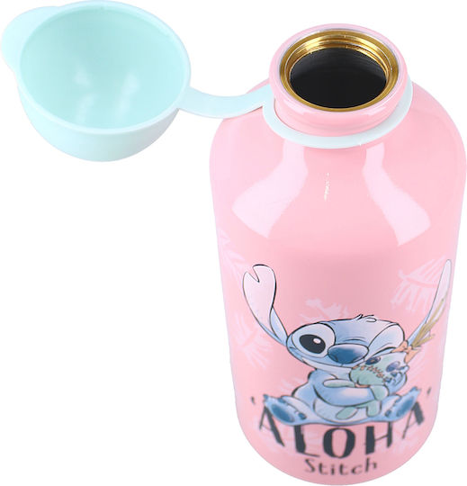 Miniware Παιδικό Παγούρι Lilo & Stitch Ανοξείδωτο Ροζ 500ml (Διάφορα Σχέδια/Χρώματα)
