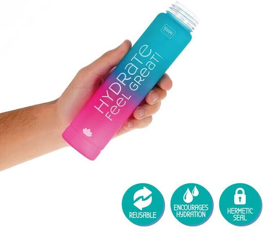 Legami Milano Kids Water Bottle Thermos Plastic Pink 280ml