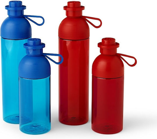 Room Copenhagen Lego Παιδικό Παγούρι Πλαστικό Κόκκινο 500ml