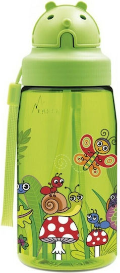 Laken Παιδικό Παγούρι Πλαστικό με Καλαμάκι LAKEN Bugs Tritan 450ml