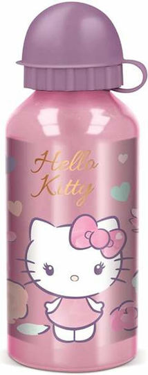 Stor Hello Kitty Παιδικό Παγούρι Hello Kitty Αλουμινίου Ροζ 400ml (Διάφορα Σχέδια/Χρώματα)