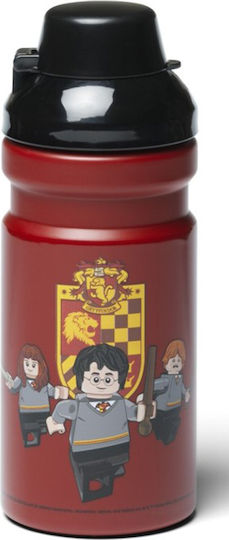 LEGO Παιδικό Παγούρι Harry Potter Πλαστικό Κόκκινο 390ml