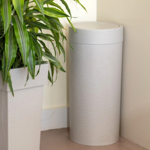Deco Mosaic Καδος Αιωρ Νο Καπ 36lt-d30x65h Cm-πετρα