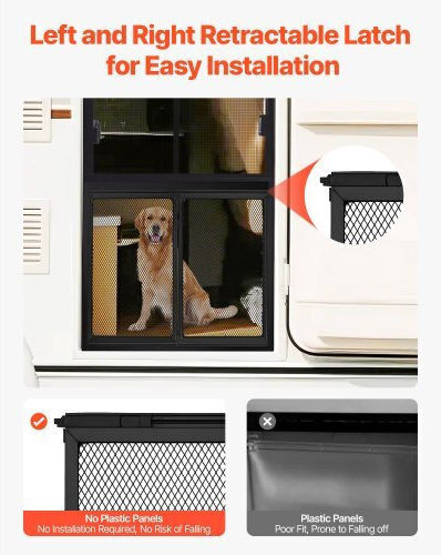 Vevor Divider Dog in Black Color 67.31 x 50.8cm