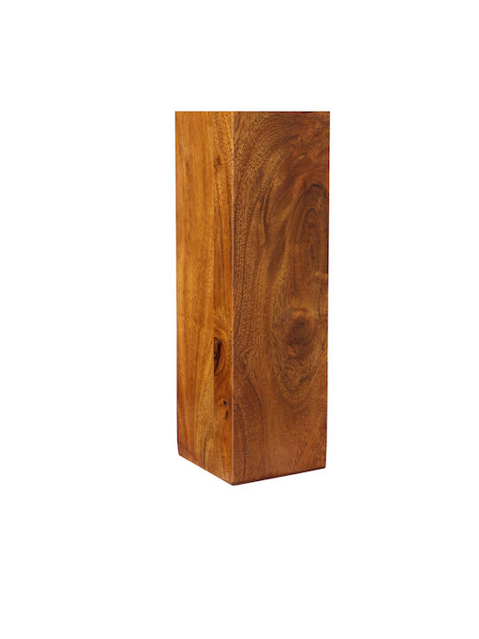 Bodenstehende Schminktisch aus Massivholz Braune Massivholz mit Spiegel 90x45x75cm