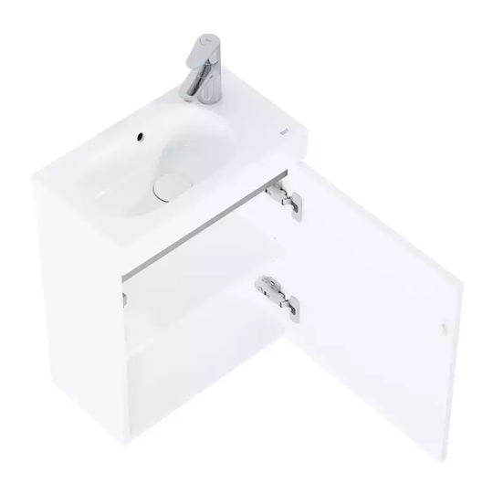 Roca Waschtisch mit Waschbecken Glossy White