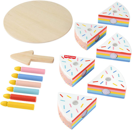 Fisher Price Wooden Cake for 3+ Years 14pcs