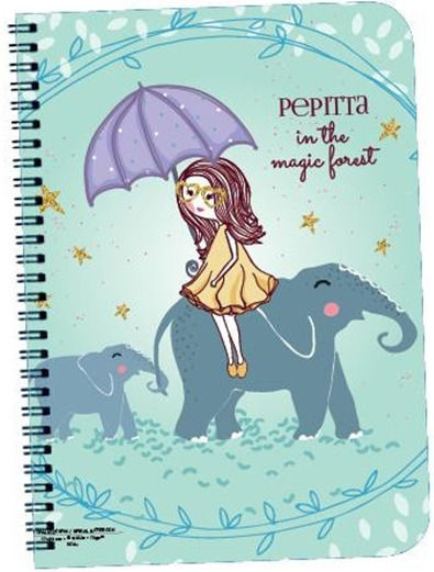 A&G Paper Σπιράλ Τετράδιο Ριγέ Β5 3 Θεμάτων in the Magic Forest
