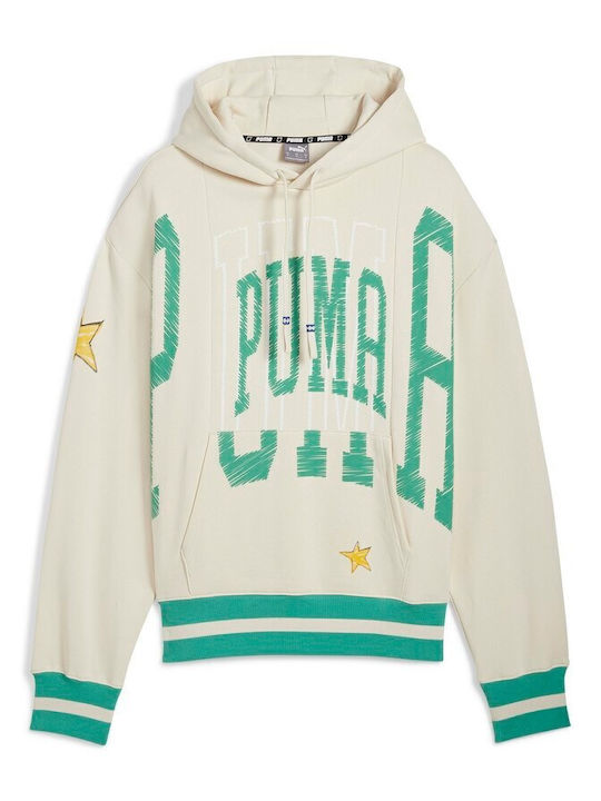 Sweatshirt mit Kapuze Weiß