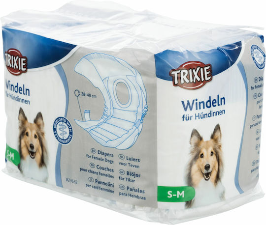 Trixie Diapers Dog Panties Medium / Small 28cm 12pcs