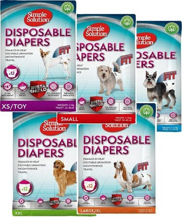 Simple Solution Dog Panties Large / XLarge 46 - 69cm 12pcs