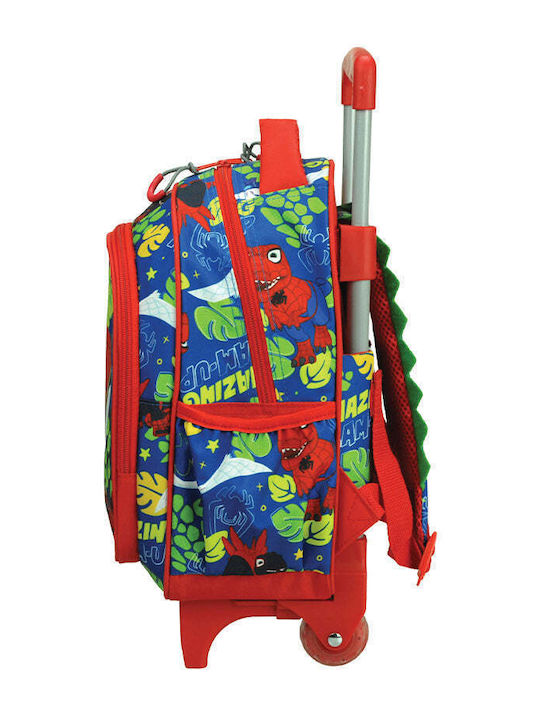 Gim Spidey Dino Webs Schulranzen Trolley Kindergarten Rote 12lt 2026