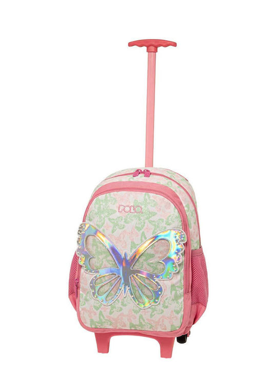 Polo Junior Bibi School Bag Trolley Elementary, Elementary Butterfly with Water Bottle Holder 12Liters 2025