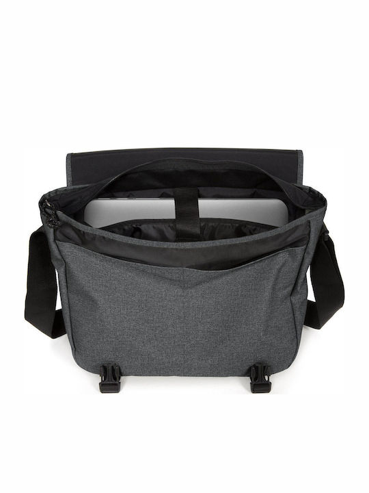 Eastpak Delegate+ School Bag Shoulder Junior High-High School Black Denim 20Liters