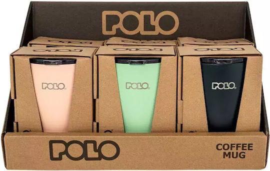 Polo Glass Thermos Stainless Steel 350ml Mint