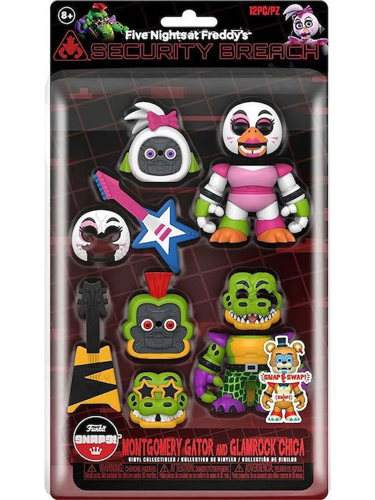 Funko Pop! Spiele: Five Nights at Freddy's - Montgomery Gator & Glamrock 2-pack Figuren