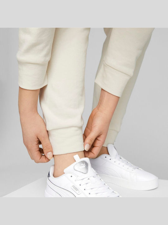 Essentials Pantaloni de Trening cu elastic Ecru