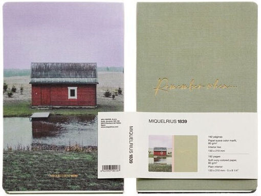Miquelrius Notizbuch 96 Blätter mit leeren Seiten Weiß
