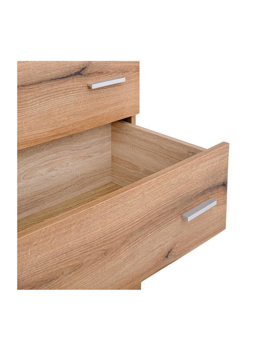 Συρταριέρα Κρεβατοκάμαρας Ξύλινη Artisan 90x44x127εκ.