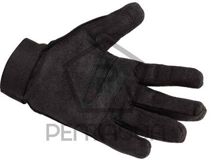 Pentagon Duty Mechanic Στρατιωτικά Γάντια Μαύρα σε Μαύρο χρώμα