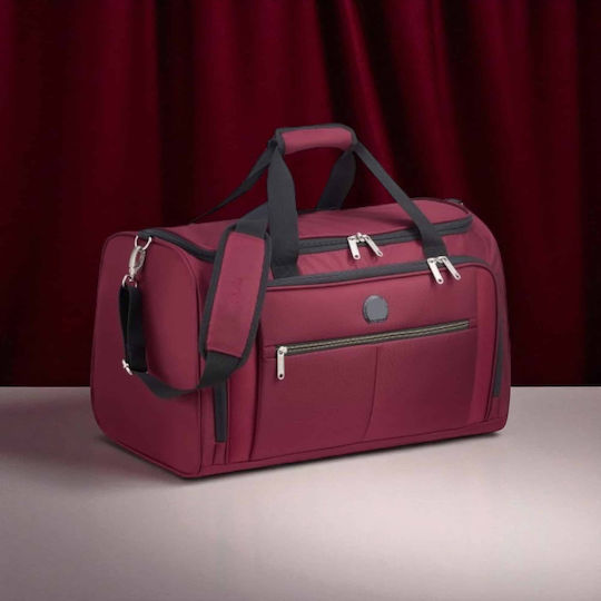 Delsey Pin Up Series Sack Voyage Burgundy Fabric L50xW30xH30cm