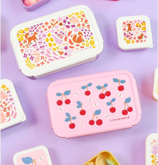 A Little Lovely Company Plastic Kids' Food Container Pink