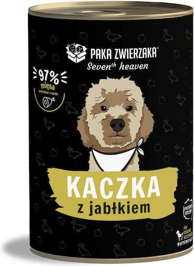 Paka Zwierzaka Wet Food Dogs in Cans with Duck, Meat and Salmon 400gr