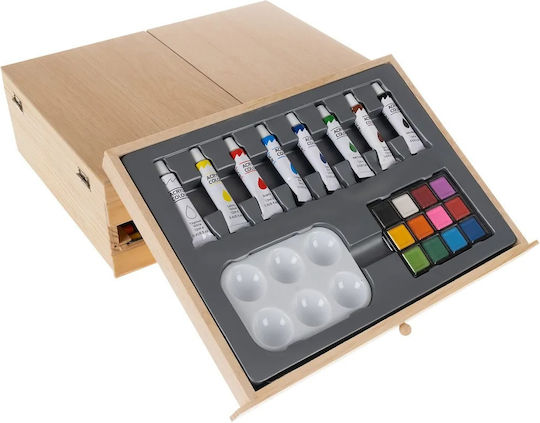 Set de Colorat Lemn 35x26.5cm 83buc