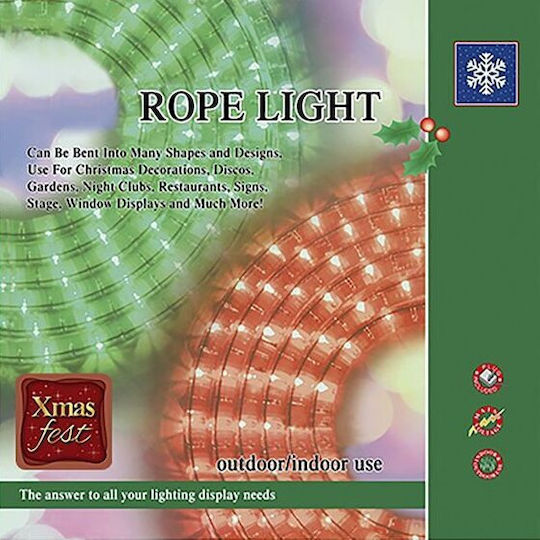 93-333 Christmas Light Tube Warm White 220V Programmable 6m IP44