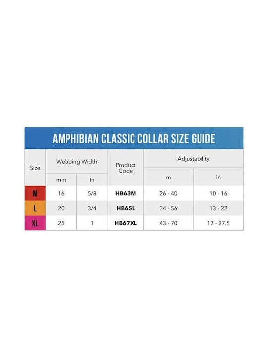 Zgarda Clasică Rogz Amphibian Mov Impermeabilă pentru Câini Mărime Medie