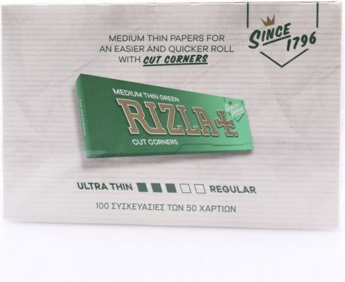 Χαρτάκια Green Box 50 Φύλλα 100τμχ