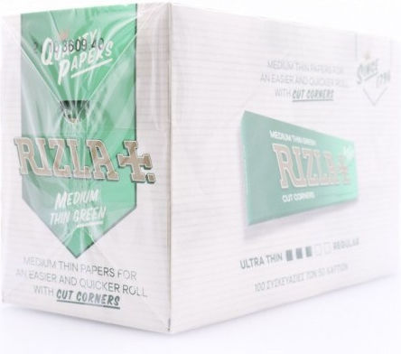 Χαρτάκια Green Box 50 Φύλλα 100τμχ