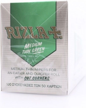 Χαρτάκια Green Box 50 Φύλλα 100τμχ