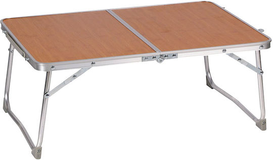 Sidirela Aluminum Table for Camping Folding in Case 60x40x24.5cm Brown