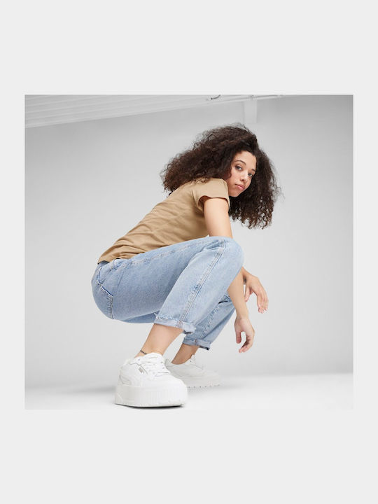 Karmen Ii Idol Damen Flatforms Sneakers Weiß