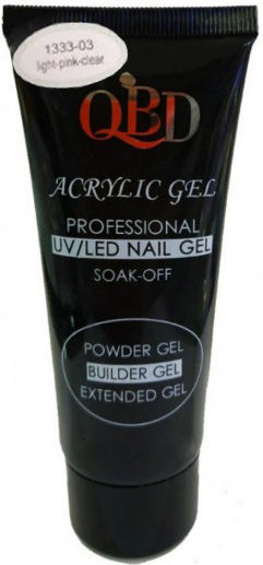 QBD Acrygel Νυχιών Clear Light Pink 30ml