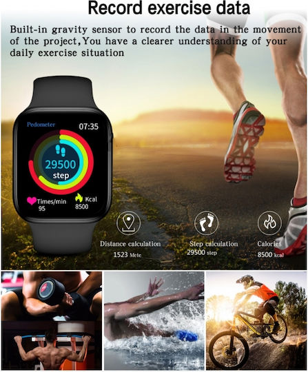 Pyramid International HW22PRO Smartwatch (Negru)