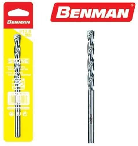 Benman Diamond Drill with Cylindrical Shank for Masonry 12x140mm